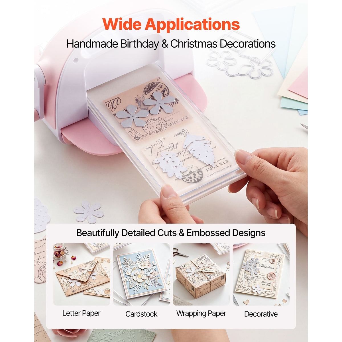 Cutting Plates, 6 Pcs, 6.69 x 3.15 x 0.1 in, Clear Polycarbonate Material, Die Cut Pads Compatible with Die Cutting and Embossing Machine KM-1830, for Scrapbooking and Card Making