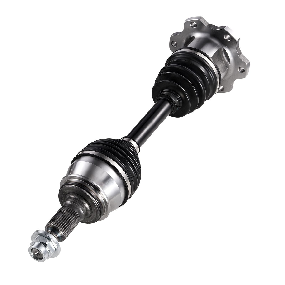 CV Axle Shaft Assembly, Front Left or Right Side (Driver or Passenger Side), Automotive Replacement CV Joint Axle Compatible with 1999-2006 Chevrolet Silverado 1500, Alloy Steel & Carbon Steel