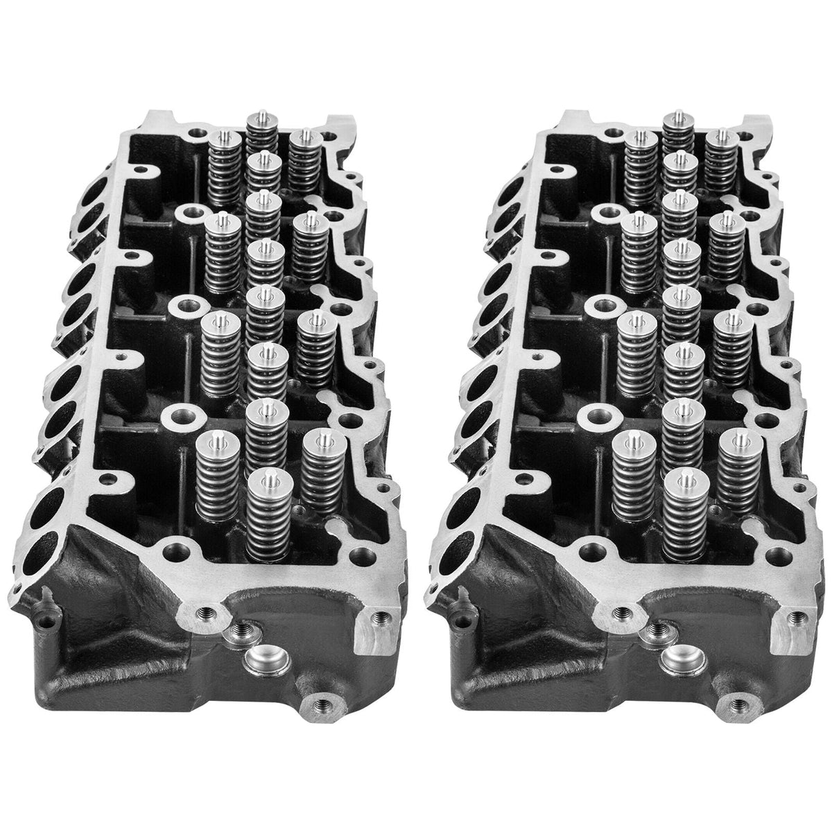 Cylinder Head Assembled, Engine Cylinder Head Assembly Replacement 6.4L, Cast Iron Cylinder Head Fit for 08-10 Ford F250 F350 F450 F550