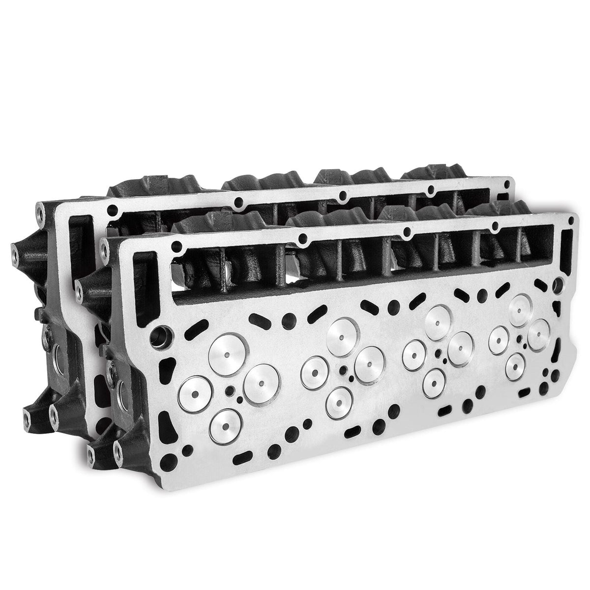 Cylinder Head Assembled, Engine Cylinder Head Assembly Replacement 6.4L, Cast Iron Cylinder Head Fit for 08-10 Ford F250 F350 F450 F550
