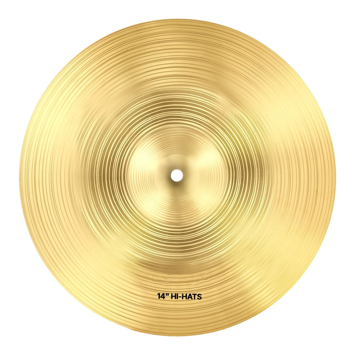 Cymbal Pack, 3 Pieces Cymbals for Drum Set, Alloy Cymbals Drum Set Includes 14-inch Hi-Hats, 16-inch Crash, 20-inch Ride, Drumsticks & Cymbal Bag, Alloy Cymbal Pack for Drummer, Bright Copper