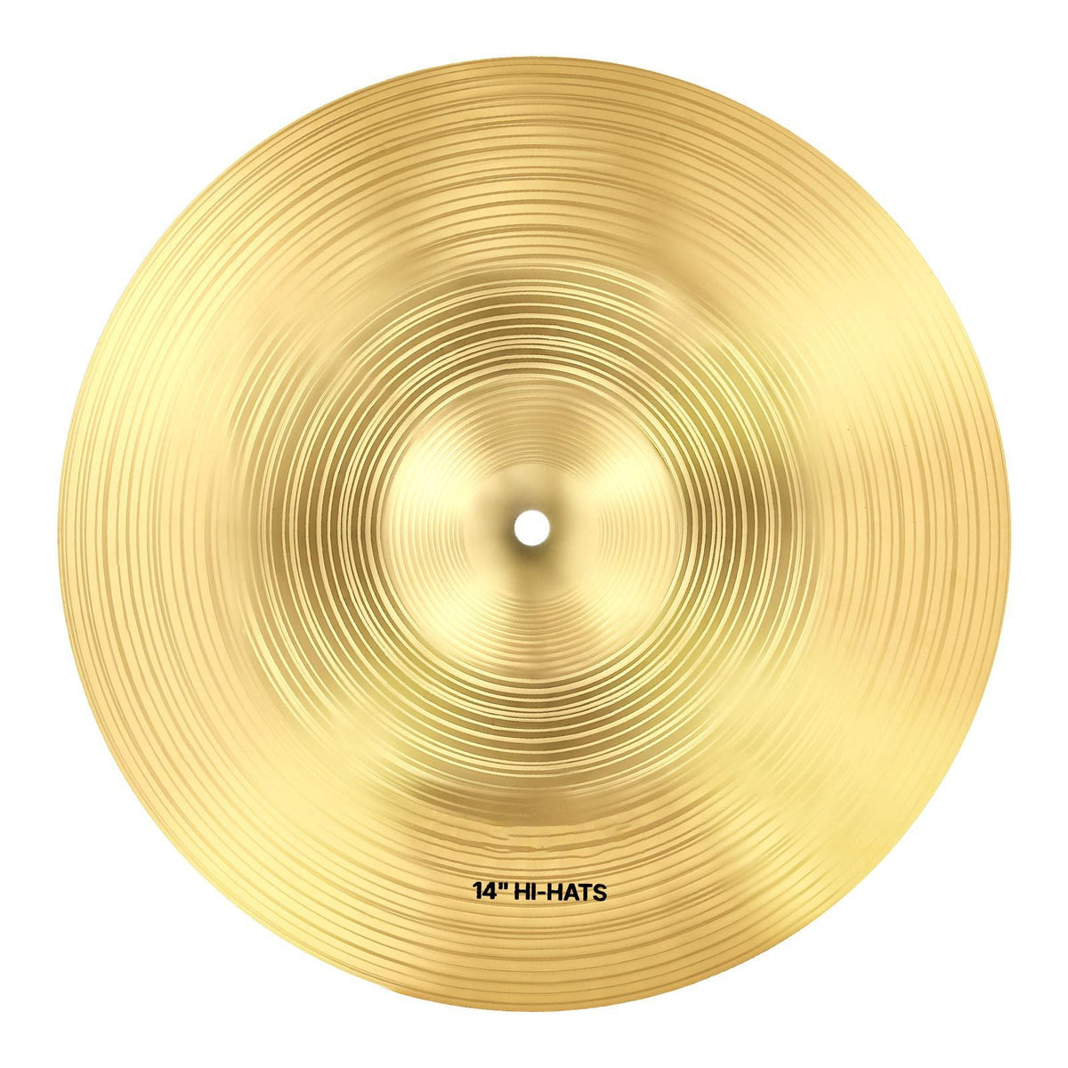 Cymbal Pack, 6 Pieces Cymbals for Drum Set, Alloy Cymbals Drum Set Includes 14-inch Hi-Hats, 16-inch Crash, 18-inch Crash, 20-inch Ride, 10-inch Splash, 16-inch China, Drumsticks & Cymbal Bag