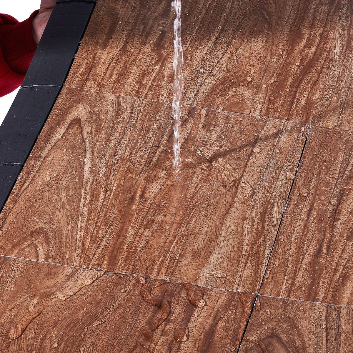 Dance Floor Tiles, 12.4 x 12.4 in 25 Piece Interlocking Dance Flooring, Portable Dance Practice Floor with Cushioned Base (Oak Wood Grain, 25 sq. ft/Box )