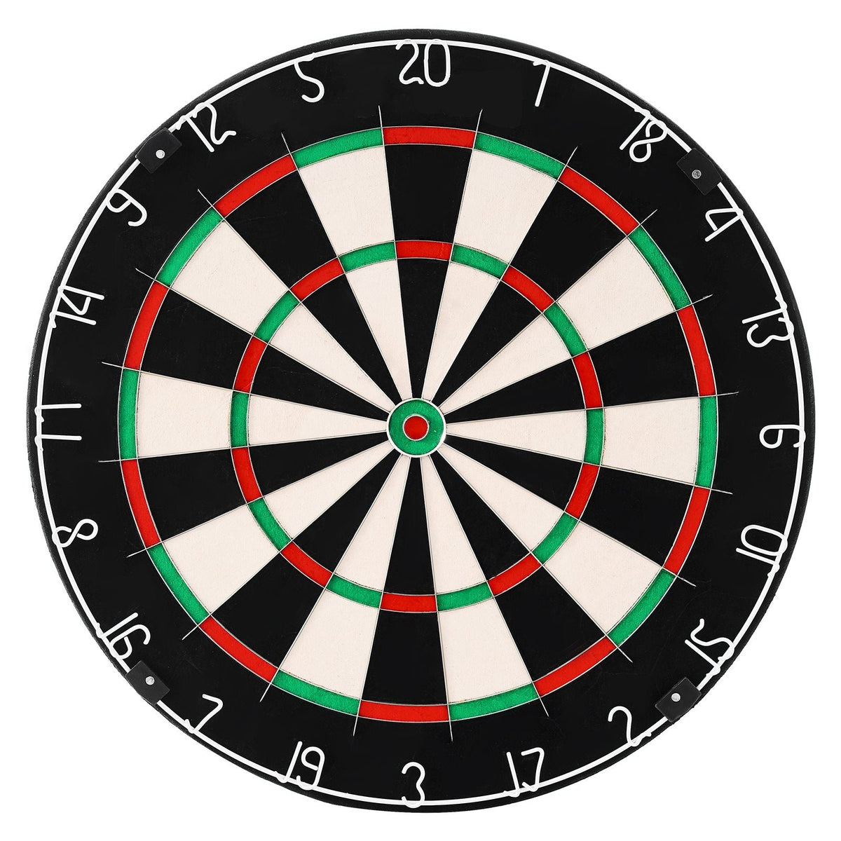 Dart Board, High-Grade Self-Healing Sisal Fiber Dartboard with Staple-Free Bullseye, Blade Wire & Rotating Number Ring, 17.7" Professional Dartboard for Home Party Game Room (Darts Not Included)