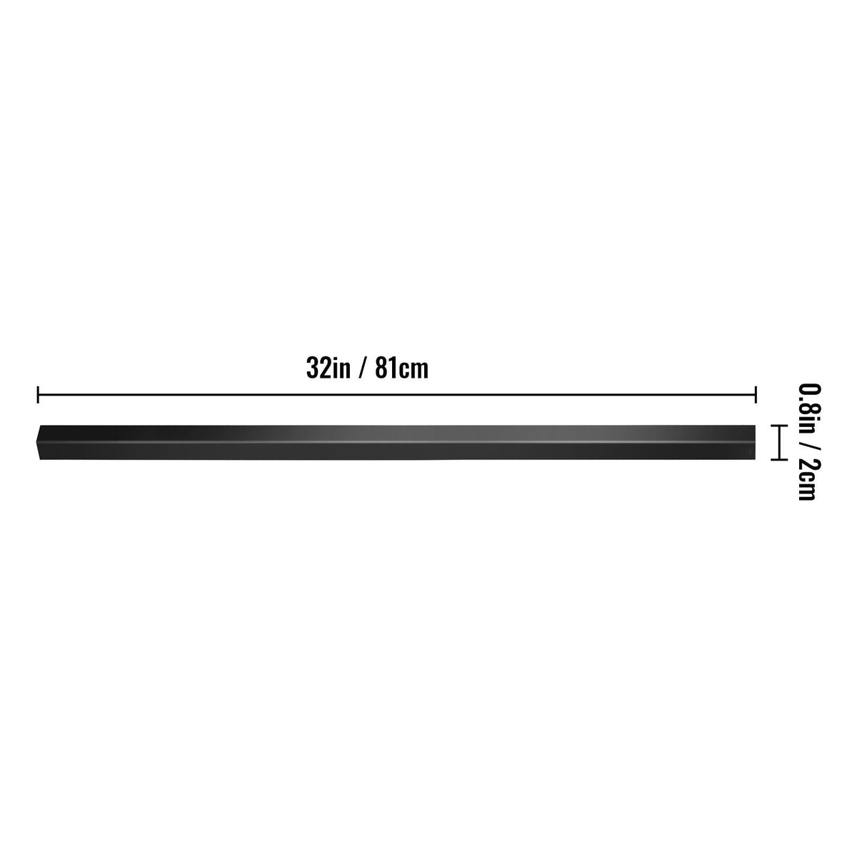 Deck Balusters, 101 Pack Metal Deck Spindles, 32\"x0.8\" Staircase Baluster with Screws, Aluminum Alloy Deck Railing for Wood and Composite Deck, Square Baluster for Outdoor Stair Deck Porch