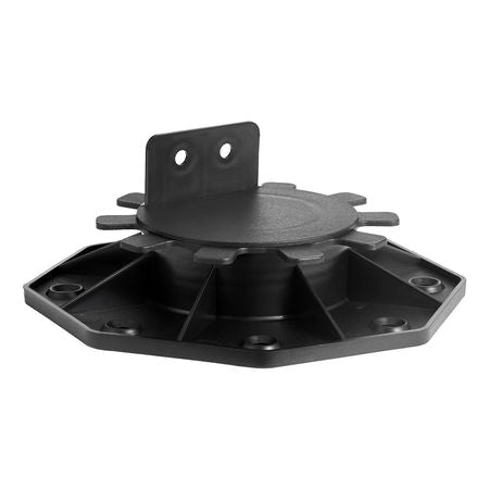 Deck Blocks 12 PCS, 2000lbs / 907.18kg Load Capacity Deck Support Plastic Pedestal Paver, Raising 1.18 - 2.36 inch / 30 - 60 mm, Height Adjustable Shed Foundation Base for Wood Concrete Metal