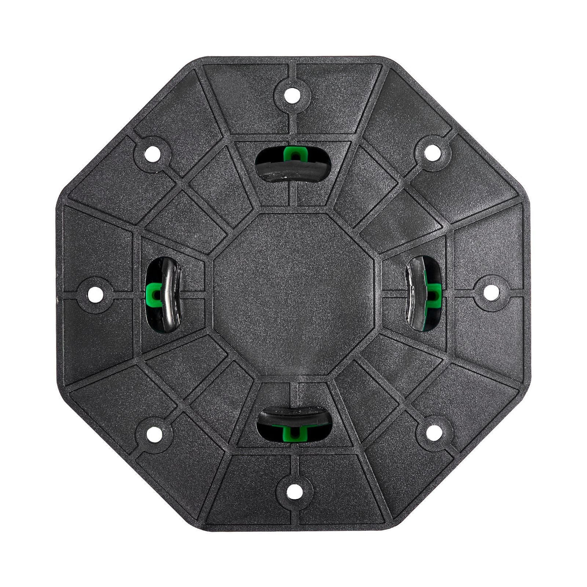 Deck Blocks 8 PCS, 2200 lbs / 997.90 kg Load Capacity Deck Support Plastic Pedestal Paver, Raising 3.54 - 4.65 inch / 90 - 118 mm, Height Adjustable Shed Foundation Base for Wood Concrete Metal