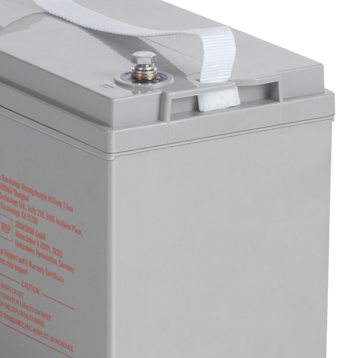 Deep Cycle Battery, 12V 100 AH, AGM Marine Rechargeable Battery, High Self-Discharge Rate 800A Current, for RV Solar Marine Off-Grid Applications UPS Backup Power System