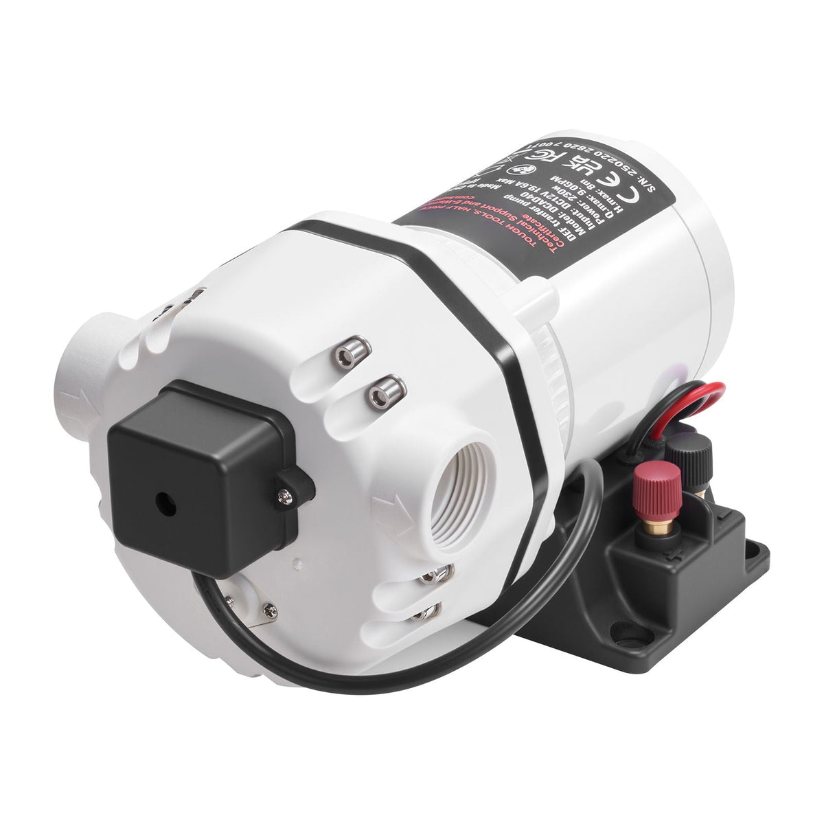 DEF Transfer Pump, 9 GPM, Diaphragm Irrigation Self Priming Electric Water Pump for Diesel Exhaust Fluid Automotive Urea Oil, DC 12V, 230W, 26.25 ft Lift, for Liquid Transportation Refueling