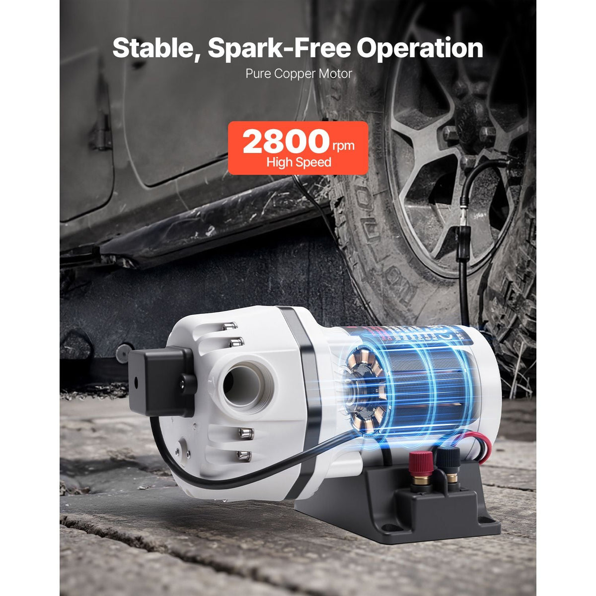 DEF Transfer Pump, 9 GPM, Diaphragm Irrigation Self Priming Electric Water Pump for Diesel Exhaust Fluid Automotive Urea Oil, DC 12V, 230W, 26.25 ft Lift, for Liquid Transportation Refueling
