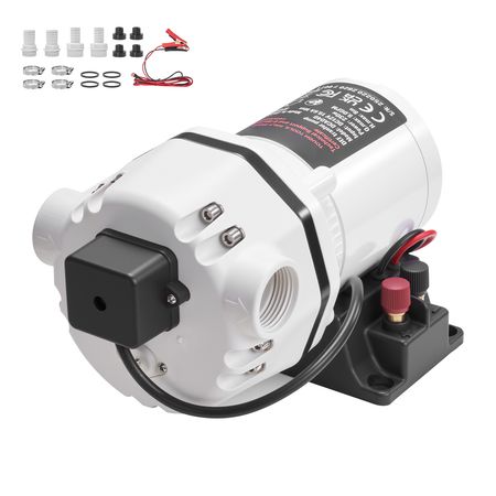 DEF Transfer Pump, 9 GPM, Diaphragm Irrigation Self Priming Electric Water Pump for Diesel Exhaust Fluid Automotive Urea Oil, DC 12V, 230W, 26.25 ft Lift, for Liquid Transportation Refueling