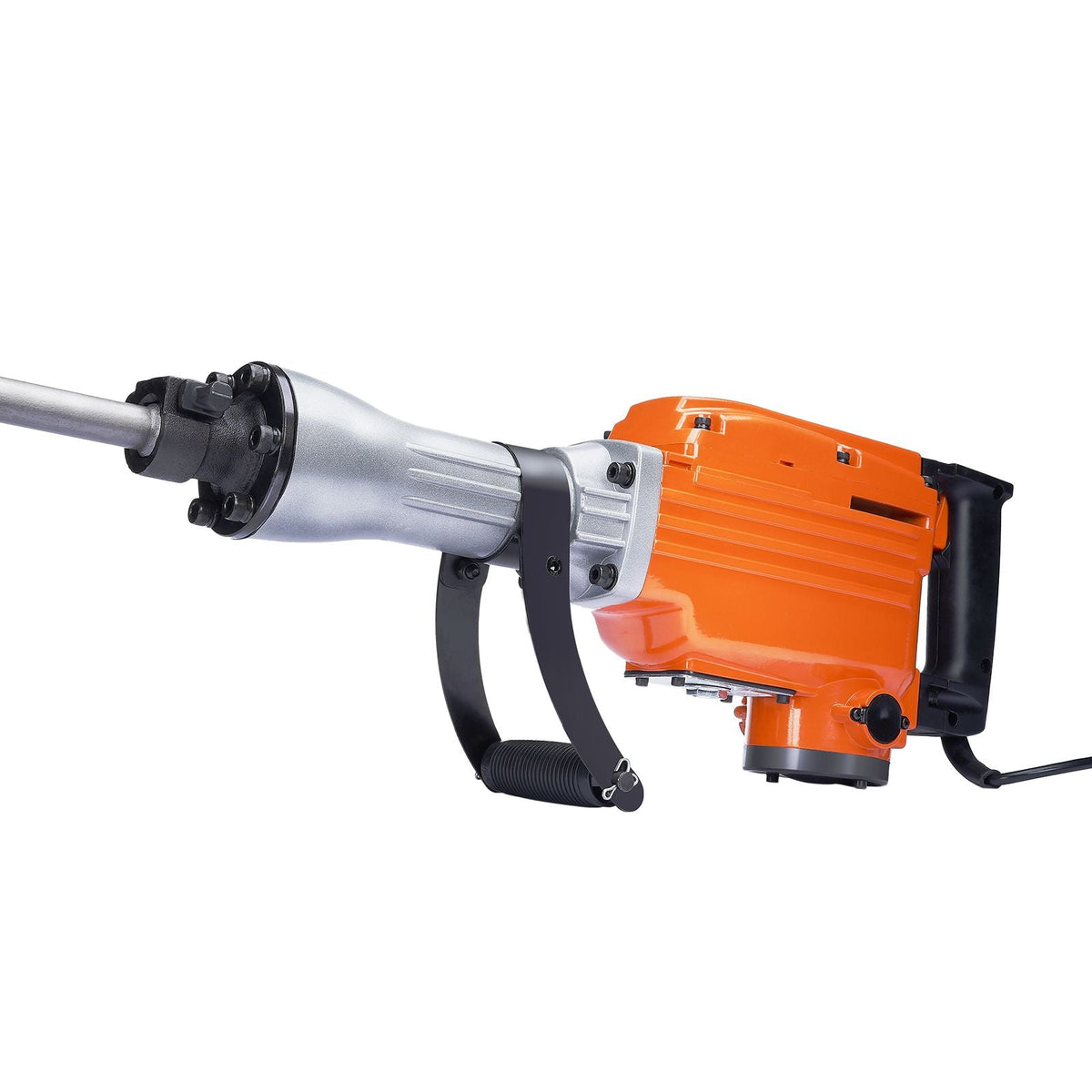 Demolition Jack Hammer, 2200W Electric Jackhammer Heavy Duty, 1350 BPM Concrete Breaker 6pcs Chisels Bit Chipping with Case