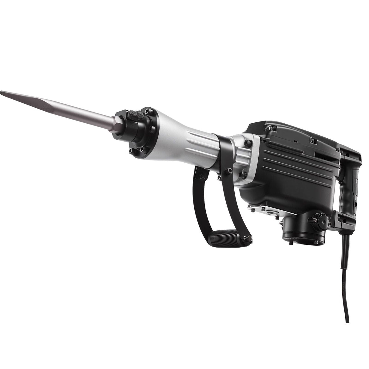 Demolition Jack Hammer, 2800 W Powerful Electric Jackhammer, 1200 BPM Concrete Breaker with 3 Chisels, a Clay Spade, Carrying Case, Gloves, for Concrete, Wall, Brick, Tile and Foundation