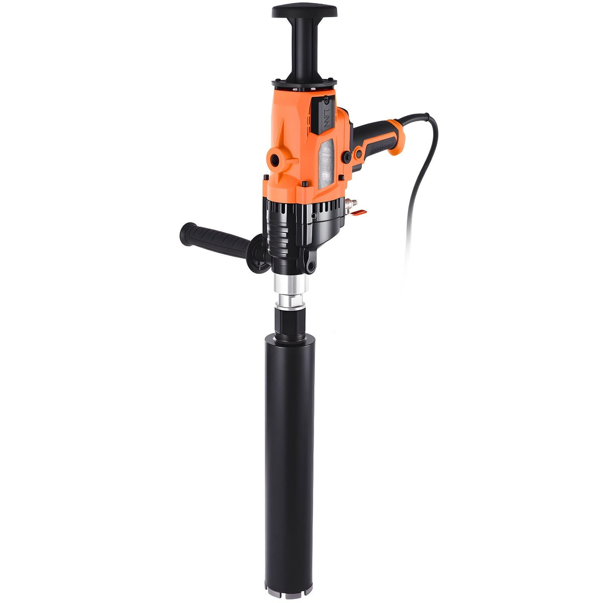 Diamond Core Drilling Machine, 0.8-6.3 in Drilling Diameter, Handheld Dry and Wet Concrete Core Drill Rig with 4 Drill Bits, 0-1800RPM Variable Speed, UNC1 1/4-7, for Concrete Brick Stone, 2000W