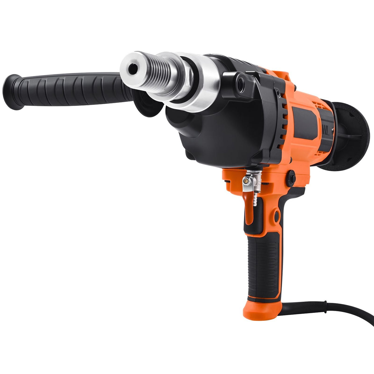 Diamond Core Drilling Machine, 0.8-6.3 in Drilling Diameter, Handheld Dry and Wet Concrete Core Drill Rig with 4 Drill Bits, 0-1800RPM Variable Speed, UNC1 1/4-7, for Concrete Brick Stone, 2000W