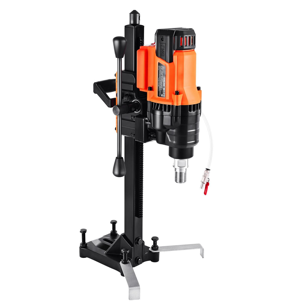 Diamond Core Drilling Machine, 0.8-8 in Drilling Diameter, Stand-Mount Dry and Wet Concrete Core Drill Rig with 8 Drill Bits, 800 RPM Speed, UNC1 1/4-7 Thread, for Concrete Brick Stone, 3000W