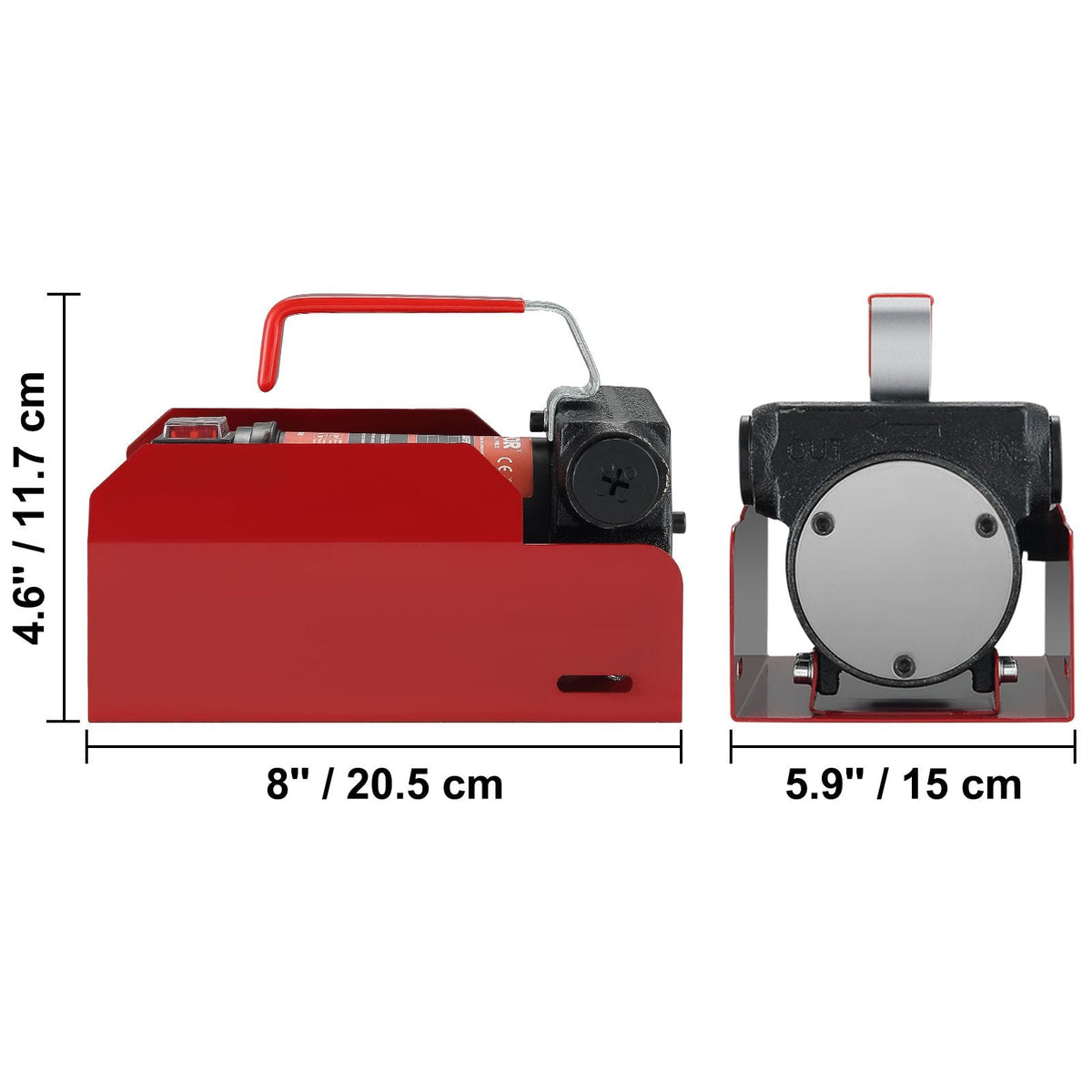 Diesel Fuel Transfer Pump Kit 12V 10 GPM DC with Automatic Shut-off Nozzle Hose, Portable Electric Self-Priming Fuel Transfer Extractor Pump Kit for Diesel, Kerosene, Machine, Transformer Oil
