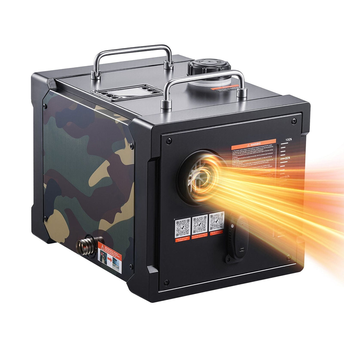 Diesel Heater, 8KW, DC 12V/24V, All in One Portable Diesel Air Heater with Bluetooth APP Control, Remote Control and LCD Screen, 1.9 Gal Fuel Tank for Trucks, Vans, RVs, Campers, and Garages
