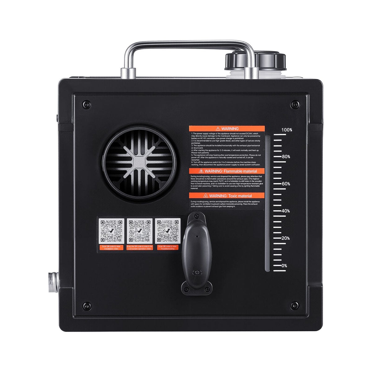 Diesel Heater, 8KW, DC 12V/24V, All in One Portable Diesel Air Heater with Bluetooth APP Control, Remote Control and LCD Screen, 1.9 Gal Fuel Tank for Trucks, Vans, RVs, Campers, and Garages
