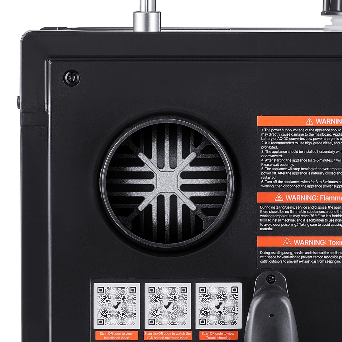Diesel Heater, 8KW, DC 12V/24V, All in One Portable Diesel Air Heater with Bluetooth APP Control, Remote Control and LCD Screen, 1.9 Gal Fuel Tank for Trucks, Vans, RVs, Campers, and Garages
