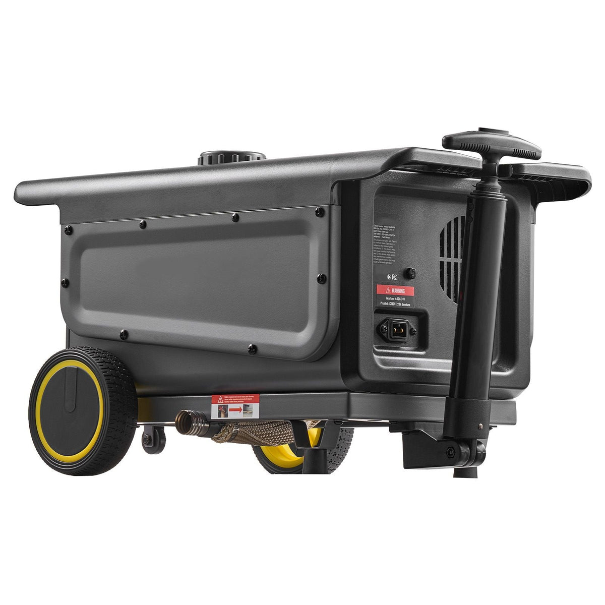 Diesel Heater, 8KW, DC 12V/24V, All in One Portable Diesel Air Heater with Bluetooth APP Control, Remote Control and LCD Screen, Trolley Design, 1.3 Gal Fuel Tank for Trucks, Vans, RVs, Campers