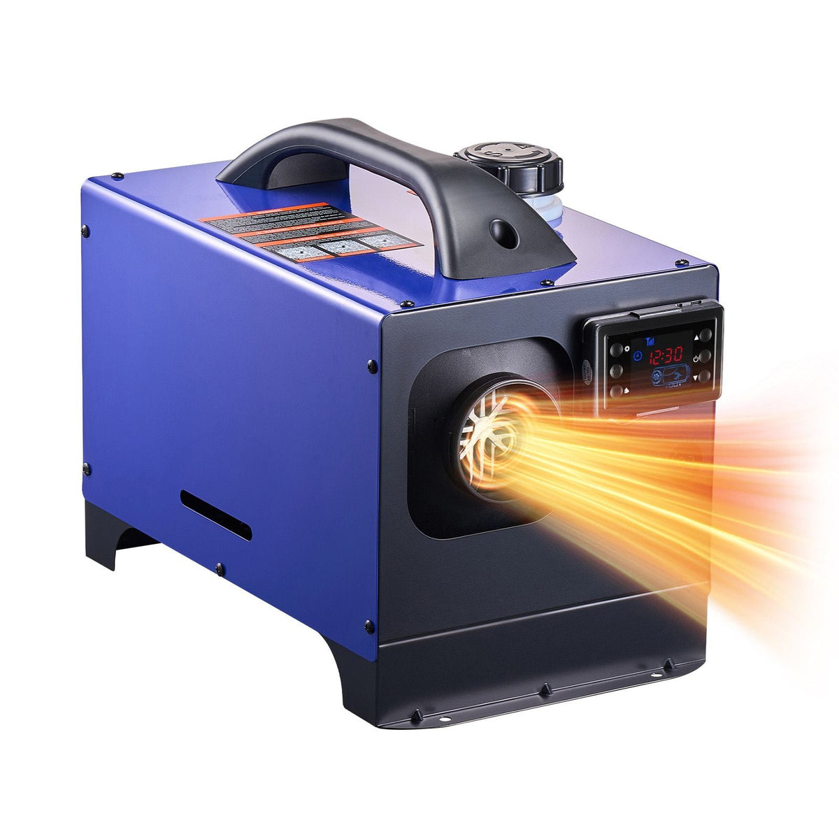 Diesel Heater, 8KW, DC 12V/24V, All in One Portable Diesel Air Heater with Remote Control and LCD Display, Fast Heating Low Noise, 1.3 Gal Fuel Tank for Vehicles, RVs, Vans, Tractors and Trucks