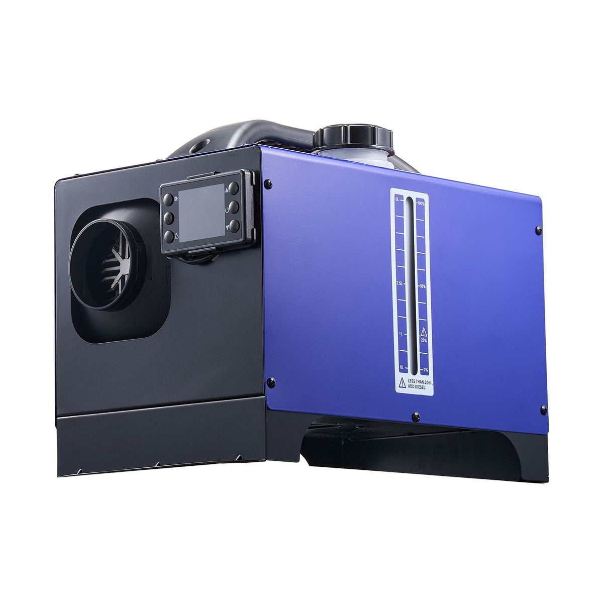 Diesel Heater, 8KW, DC 12V/24V, All in One Portable Diesel Air Heater with Remote Control and LCD Display, Fast Heating Low Noise, 1.3 Gal Fuel Tank for Vehicles, RVs, Vans, Tractors and Trucks