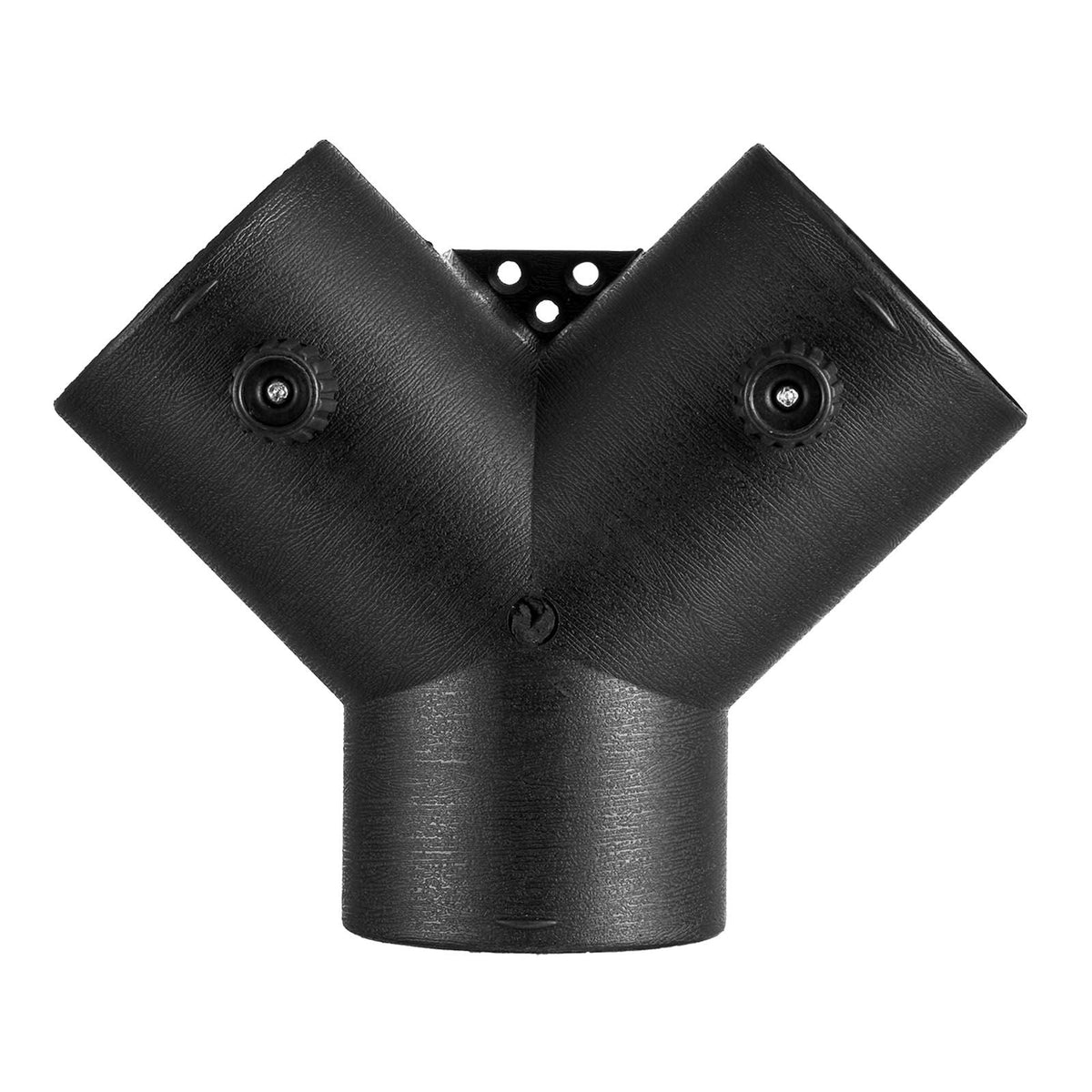 Diesel Heater Connector, 3 inch Diesel Heater Duct Connector Accessories, 3-Way Y Branch Diesels Heaters Air Vent Duct with 2 90° Rotatable Valves, Black Joint Connectors for 2KW 5KW 8KW Heaters