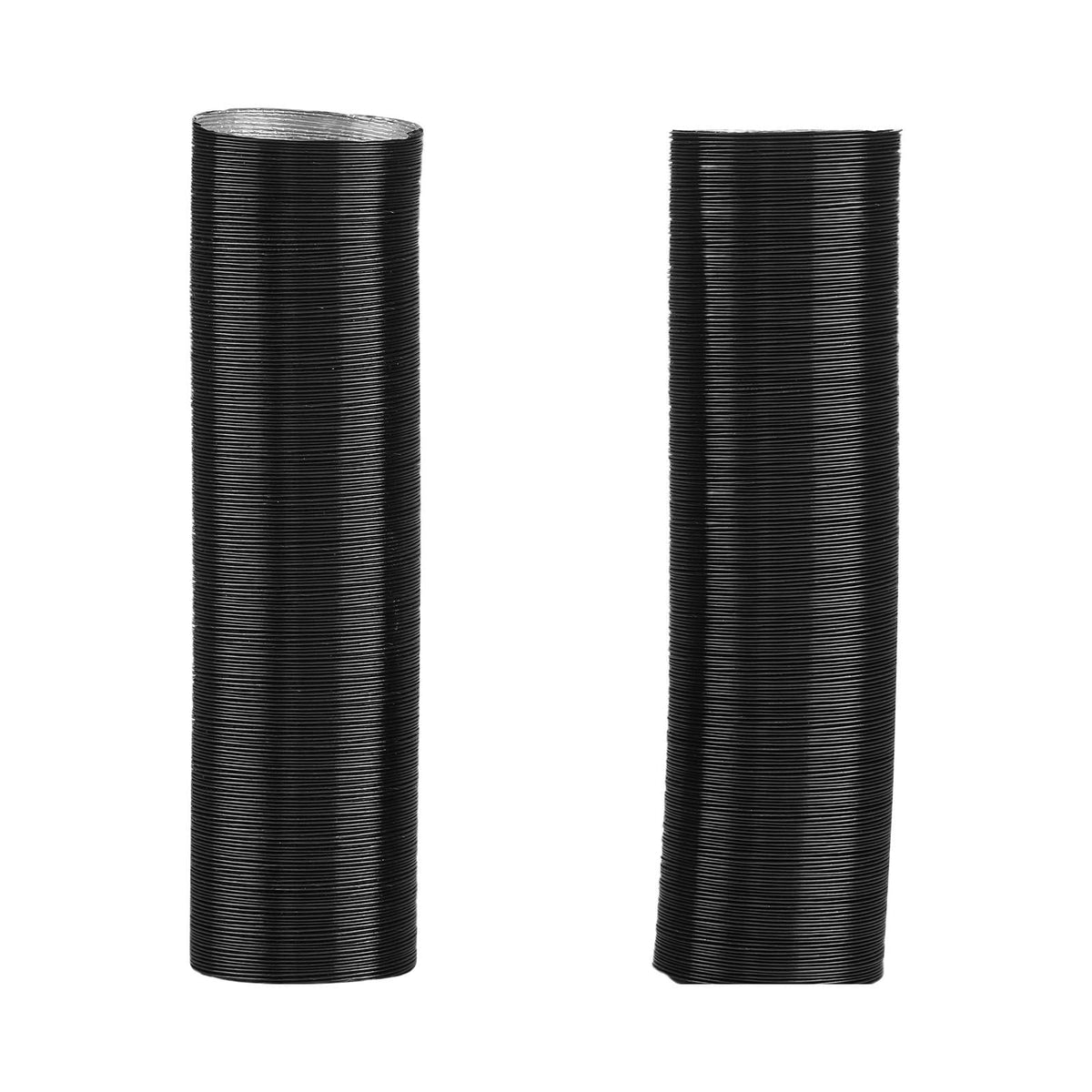 Diesel Heater Pipe Duct Vent Kit, 3-inch Heater Pipe Warm Air Outlet Vent Set with Y-Shaped Connector & Air Duct Clamps, Parking Heaters Air Ducts Vent Kit for 5KW 8KW Diesel Heaters, Black