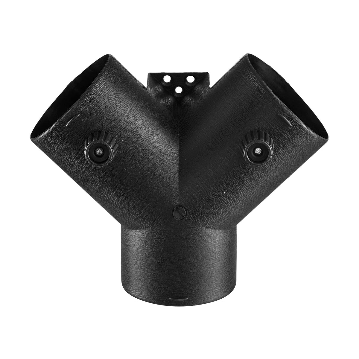 Diesel Heater Pipe Duct Vent Kit, 3-inch Heater Pipe Warm Air Outlet Vent Set with Y-Shaped Connector & Air Duct Clamps, Parking Heaters Air Ducts Vent Kit for 5KW 8KW Diesel Heaters, Black