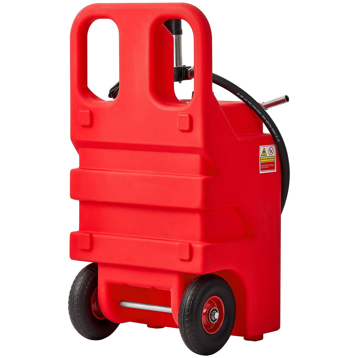 Diesel Transfer Tank, 32 Gallon, Portable Kerosene Tank with 12V DC 10GPM Electric Transfer Pump, 13 ft Delivery Hose & Self-sealing Nozzle, Compatible with Diesel & Kerosene