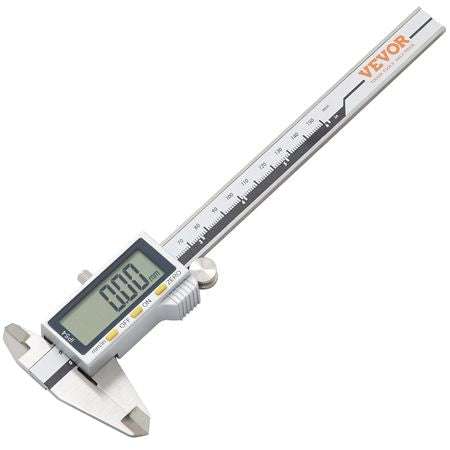 Digital Caliper, Calipers Measuring Tool 0-6", Electronic Micrometer Caliper with Large LCD Screen, IP54 Waterproof & 4 Measurement Modes, Inch and Millimeter Conversion, Two Batteries Included