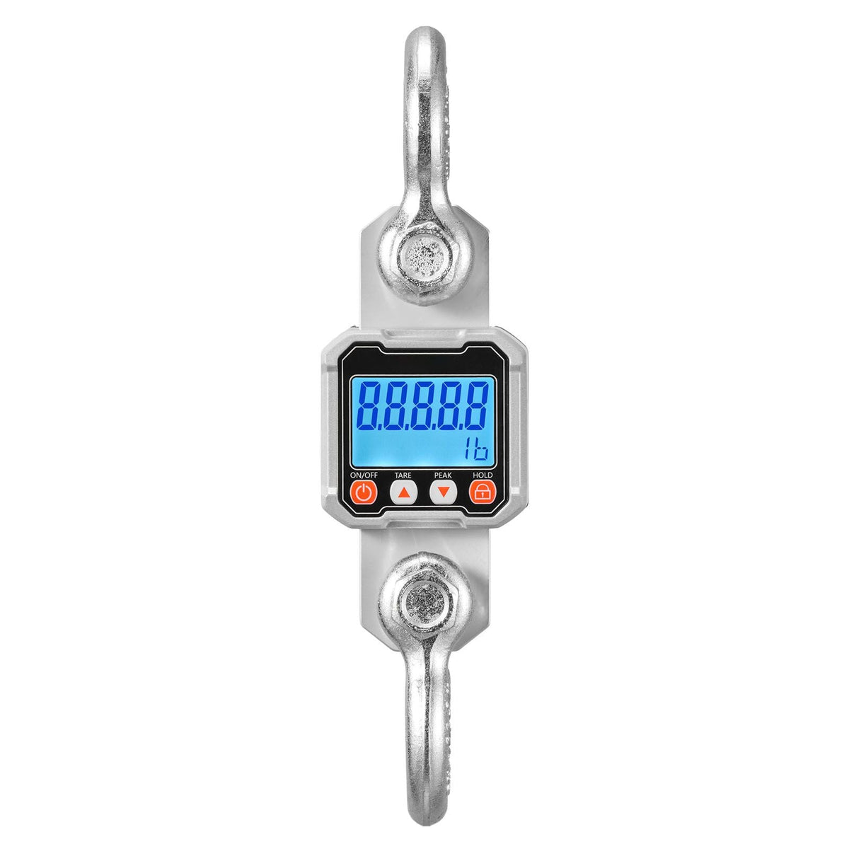 Digital Crane Scale, 6600 lbs/3000 kg Max Capacity, Heavy Duty Industrial Hanging Scale with Cast Aluminum Case & LCD Display, 1 lbs Division & 3 Unit Switch, Remote Control for Garage Factory