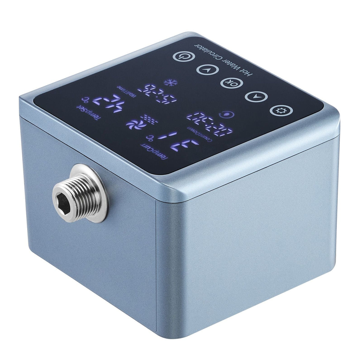 Digital Smart Instant Hot Water Recirculating Pump Kit, with Built-in Thermostat, Timer, Digital Screen, Under Sink Recirculation Circulation Circulator Pump System, for House Water Heaters