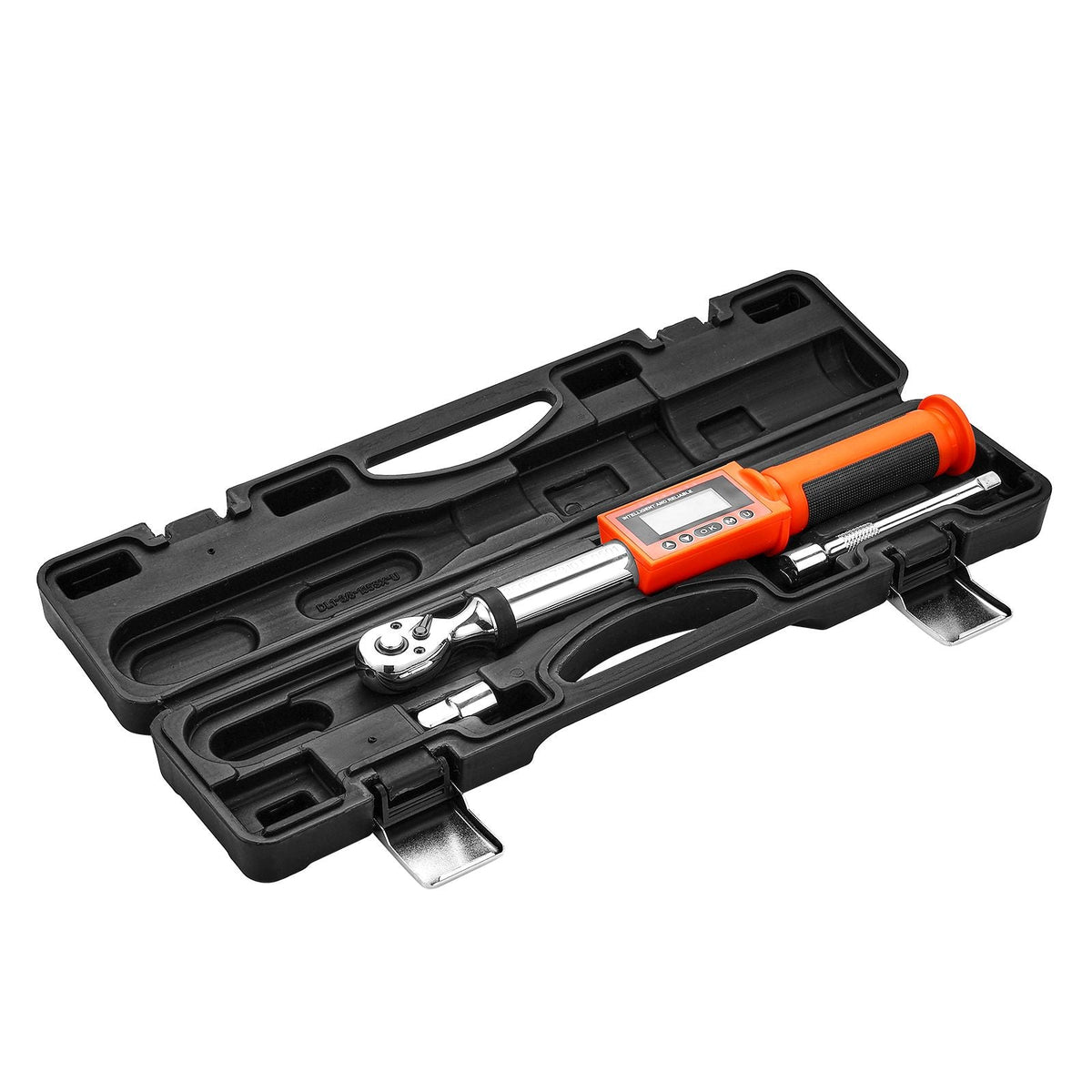 Digital Torque Wrench, 3/8 Inch Drive, 0-99.57 lbf-ft / 0-135 N.m, 72-Tooth, ±2% High Accuracy Electronic Torque Wrench with Preset Value, Buzzer and LED Notification, for Automotive Motorcycle