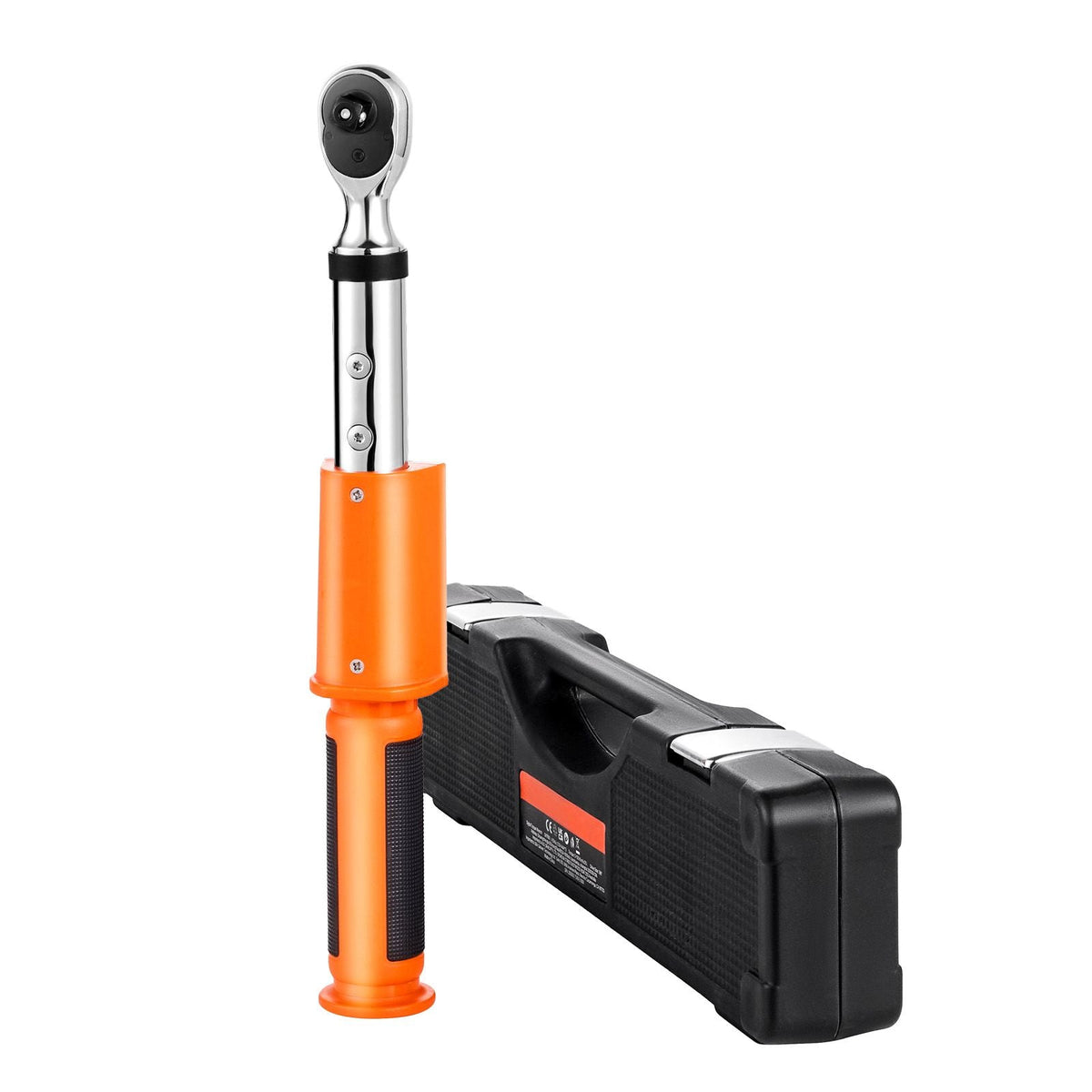 Digital Torque Wrench, 3/8 Inch Drive, 0-99.57 lbf-ft / 0-135 N.m, 72-Tooth, ±2% High Accuracy Electronic Torque Wrench with Preset Value, Buzzer and LED Notification, for Automotive Motorcycle