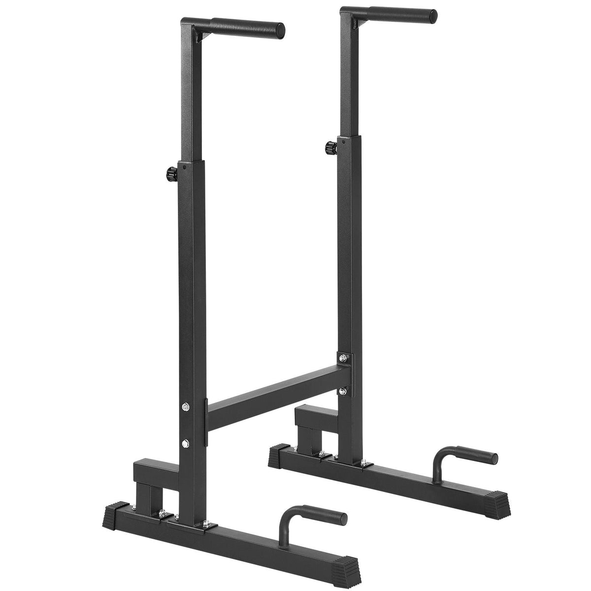 Dip Bar, 500 lbs Capacity, Heave Duty Dip Stand Station with Adjustable Height, Fitness Workout Dip Bar Station Stabilizer Parallette Push Up Stand, Parallel Bars for Strength Training Home Gym