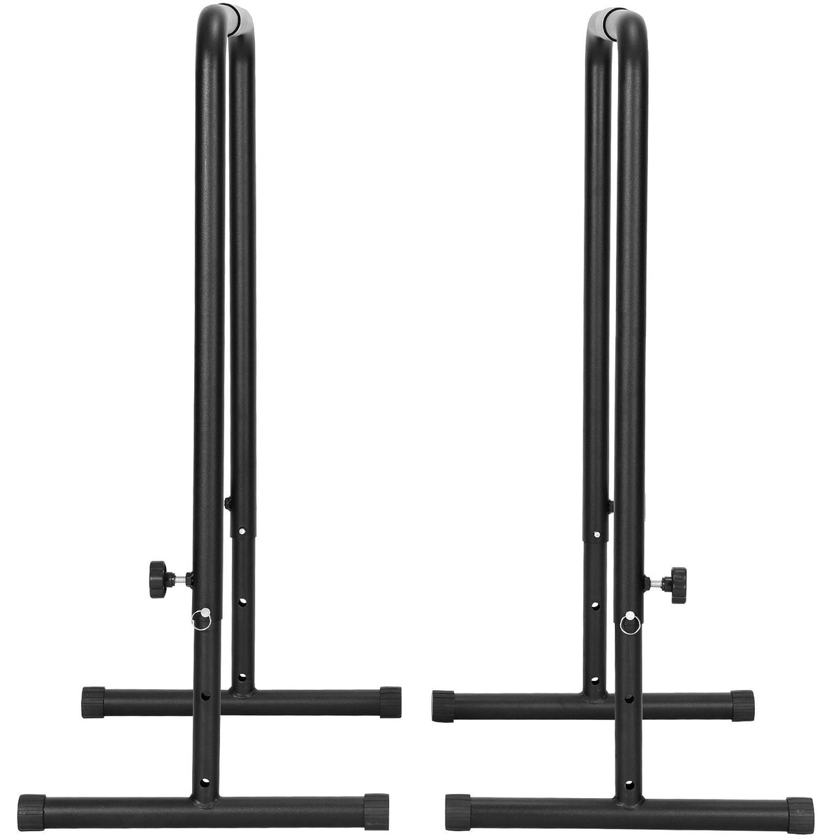 Dip Bars, 440 lbs Capacity, Heave Duty Dip Stand Station with Adjustable Height, Fitness Workout Dip Bar Station Stabilizer Parallette Push Up Stand, Parallel Bars for Strength Training Home Gym