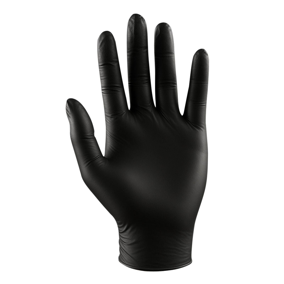 Disposable Gloves, 4.5 Mil Black Nitrile Gloves with Textured Fingertips, Latex & Powder-Free, Food-Grade, Puncture Resistance, Ideal for Medical Exams, Cooking and Cleaning, 100 Count, Medium