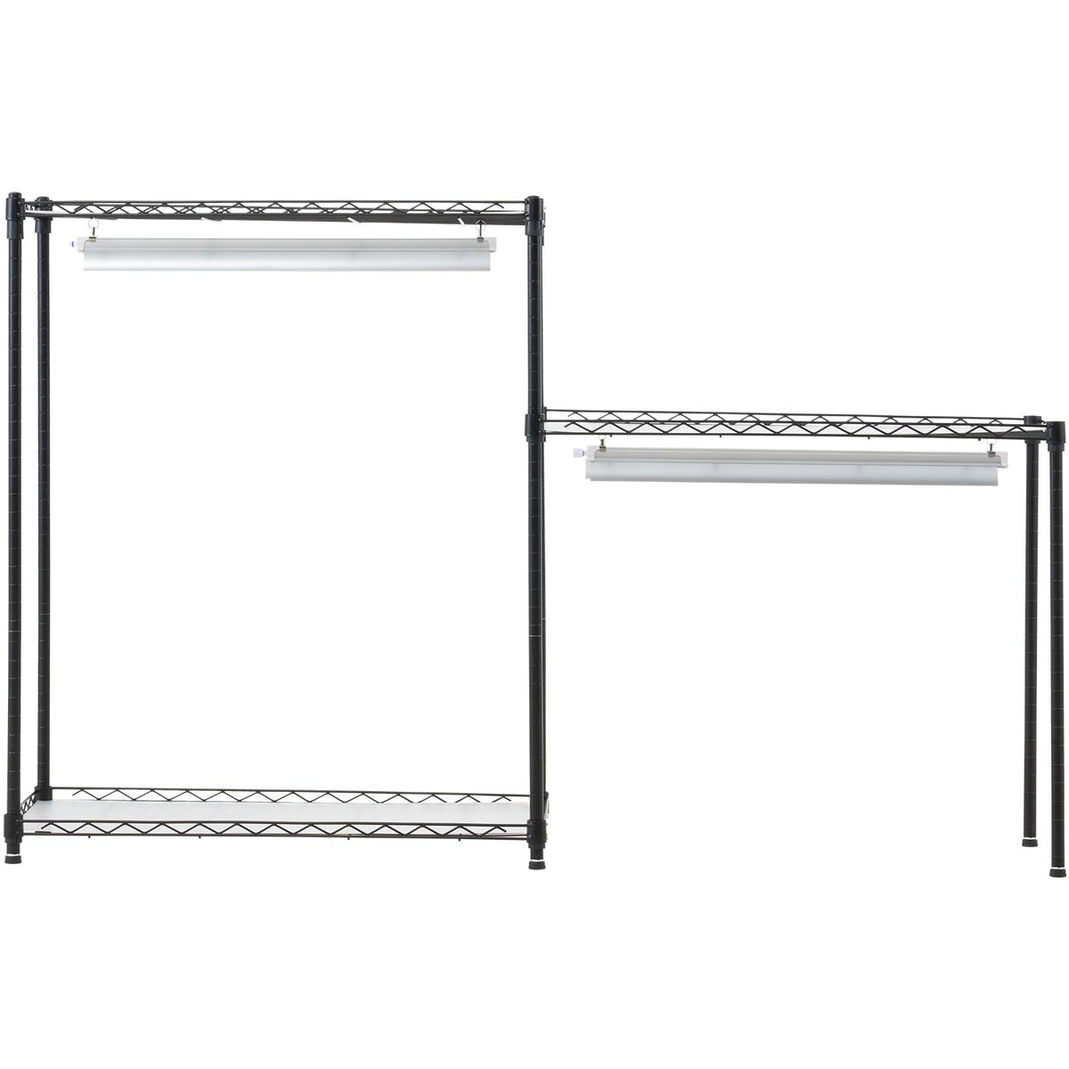 DIY Plant Stand with Grow Light, 6-Tier Large Tall Plant Shelf with 192W 5000K Full Spectrum Grow Lights, Indoor Grow Light Shelf with Wheels for Seed Starting 29.5" L x 13.8" W x 70.9" H