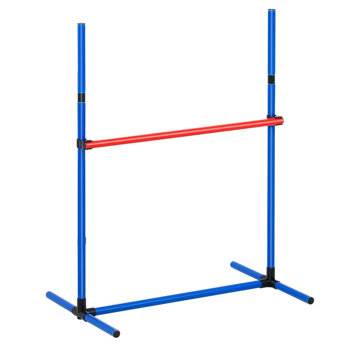 Dog Agility Training Equipment, 5 PCS Combination Set with Adjustable High Hurdles,6 Weave Poles, Tunnel, Jump Ring, Pause Box, Whistle, Foldable Bowl, Puppy Obstacle Course Kit with 2 Bags