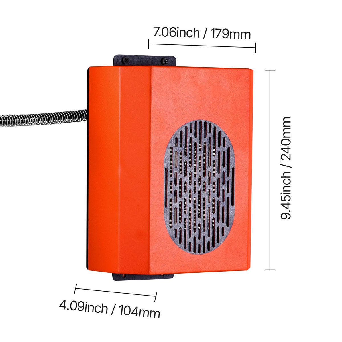 Dog House Heater, 800W Pet Heater House with Overheat Protection, Adjustable Temperature & 24H Timer, Portable Electric Warmer with Anti-Bite Cord, Lightweight Chicken Coops Heated for Pets