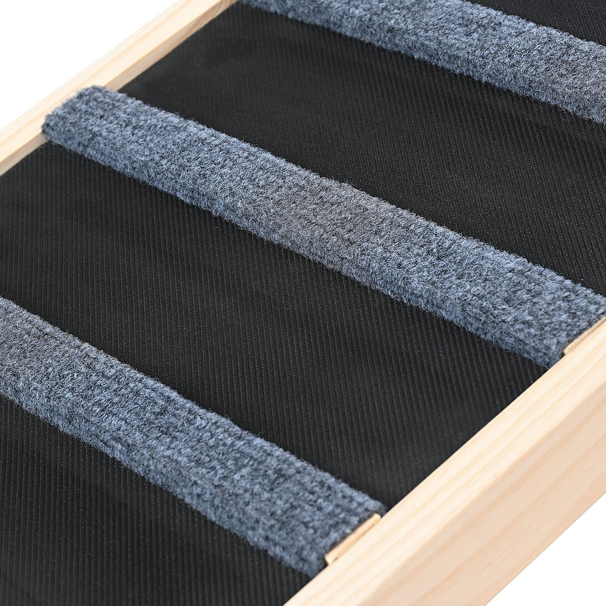Dog Ramp, Folding Pet Ramp for Bed, Adjustable Dog Ramp for Small, Large, Old Dogs & Cats, Wooden Pet Ramp with 41.3" Long Ramp, Adjustable from 13.77" to 25.59", Suitable for Couch, Sofa, Car