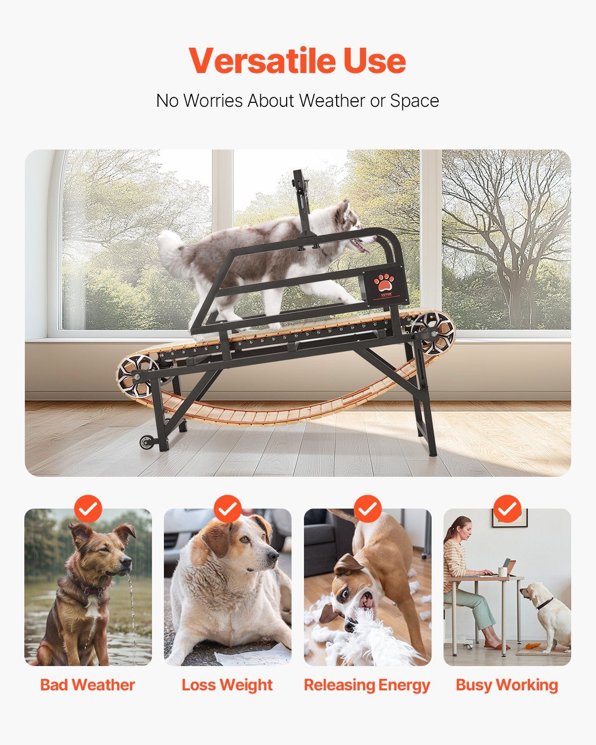 Dog Treadmill for Medium Dogs up to 220 lbs Indoor Pet Running Machine