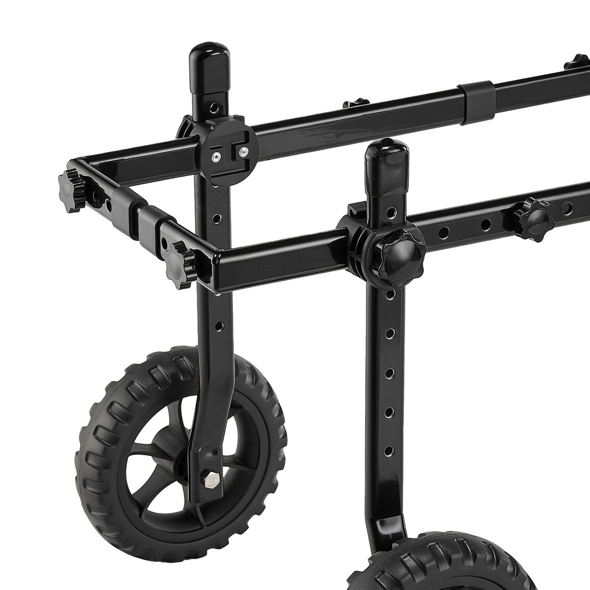 Dog Wheelchair for Back Legs, Adjustable 2 Wheels Pet Wheelchair, Lightweight Dog Cart with Shock-Absorbing Wheels, Mobility Support Wheel Chair for Disabled Injured Dogs up to 33lbs, Medium