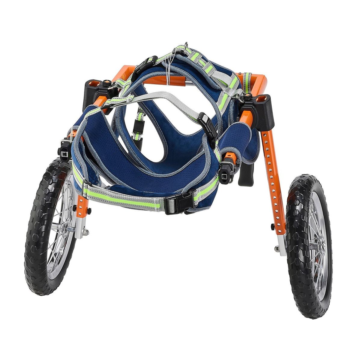 Dog Wheelchair for Back Legs, Lightweight 2 Wheels Pet Wheelchair, Height, Width & Length Adjustable, Dog Cart with Shock-Absorbing Wheels, for Injured, Disabled Dogs 48-88 lbs, Large