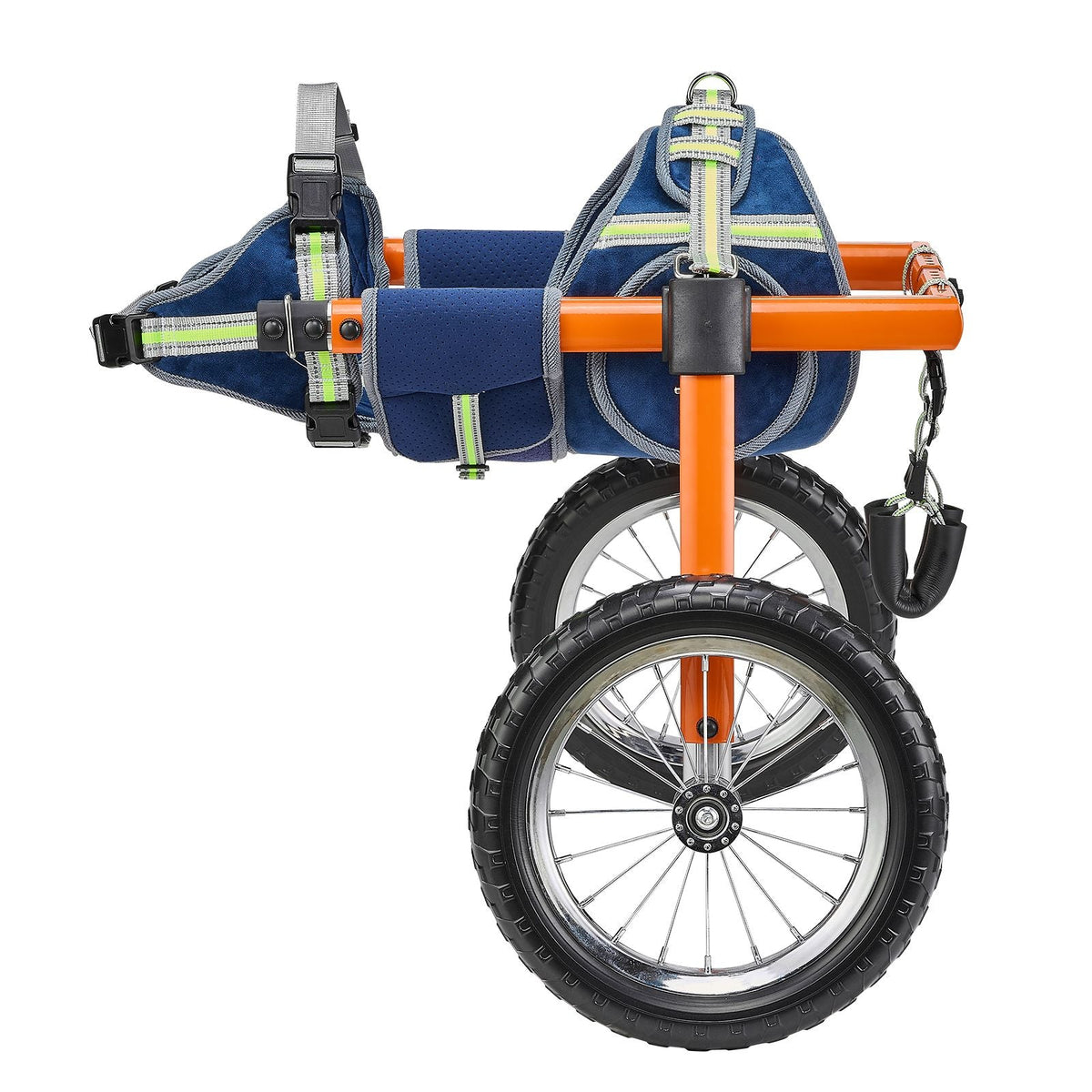 Dog Wheelchair for Back Legs, Lightweight 2 Wheels Pet Wheelchair, Height, Width & Length Adjustable, Dog Cart with Shock-Absorbing Wheels, for Injured, Disabled Dogs 48-88 lbs, Large