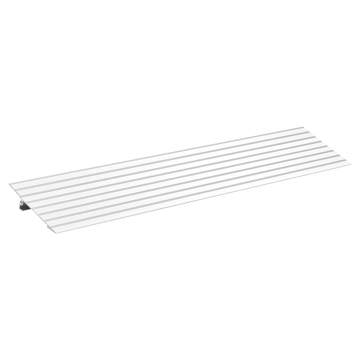 Door Threshold Ramp, 1 inch Rise, Aluminum Alloy Threshold Ramp Rated 800 lbs Load Capacity, Handicap Ramps for Home Steps for Wheelchair, Scooters, Power Chairs, Walkers, Bicycle, Tricycle