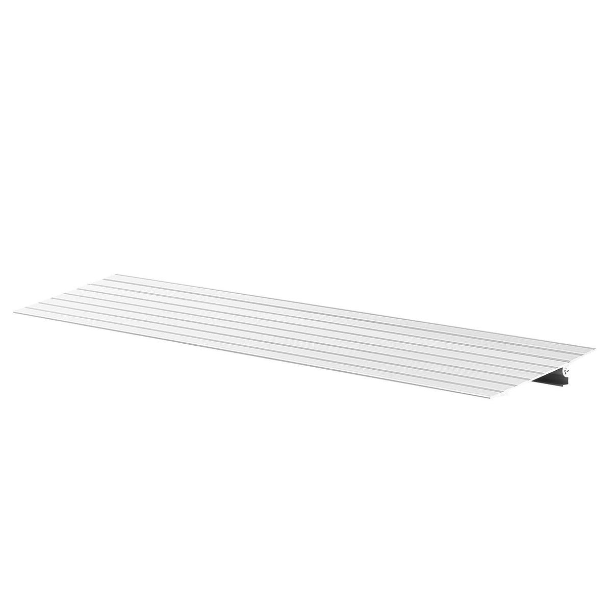 Door Threshold Ramp, 1 inch Rise, Aluminum Alloy Threshold Ramp Rated 800 lbs Load Capacity, Handicap Ramps for Home Steps for Wheelchair, Scooters, Power Chairs, Walkers, Bicycle, Tricycle