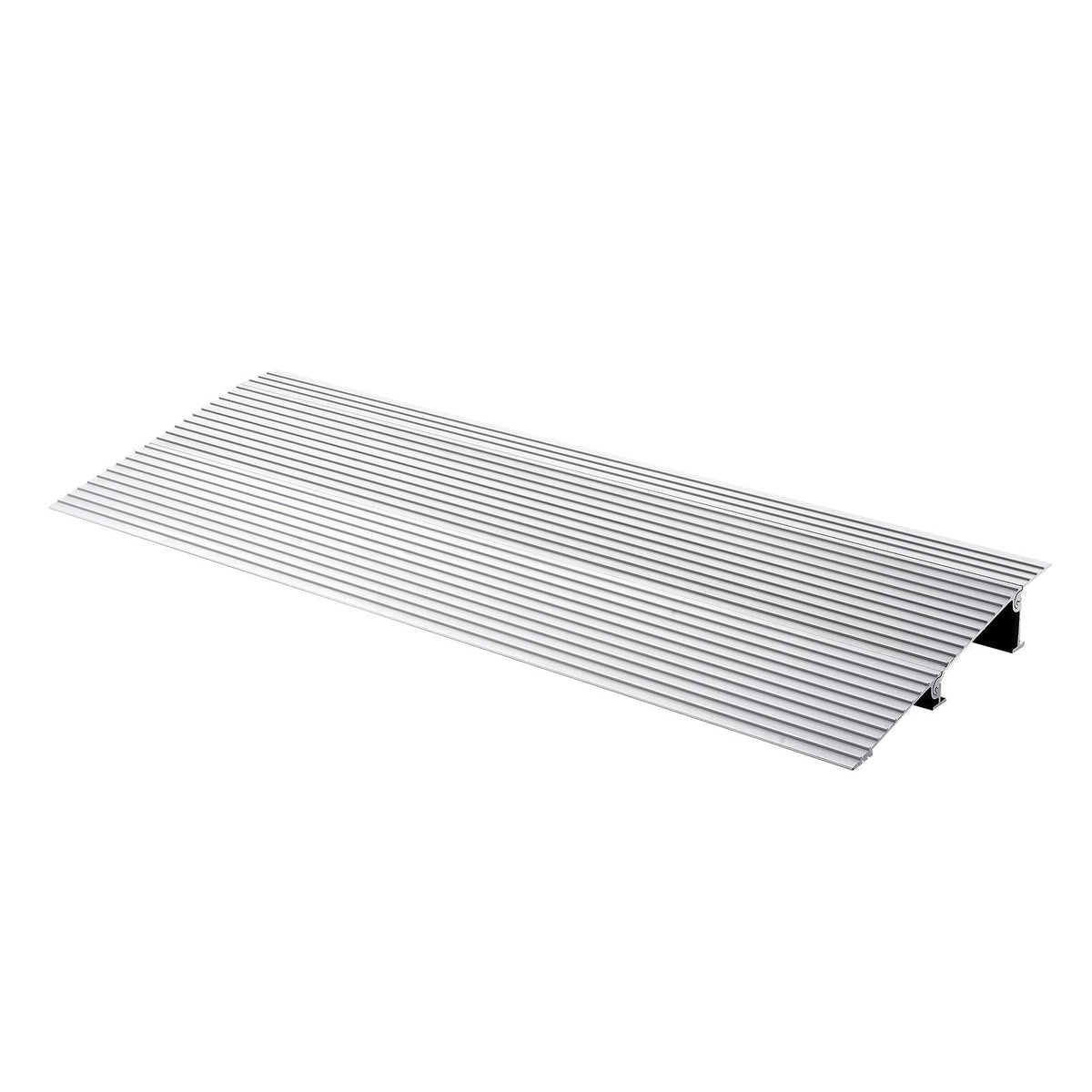 Door Threshold Ramp, 2" Rise, 800 lbs Load Capacity, Door Ramp for Wheelchairs, Aluminum Threshold Ramp for Doorways, Adjustable Modular Threshold Ramp for Wheelchairs, Scooters, Power Chairs